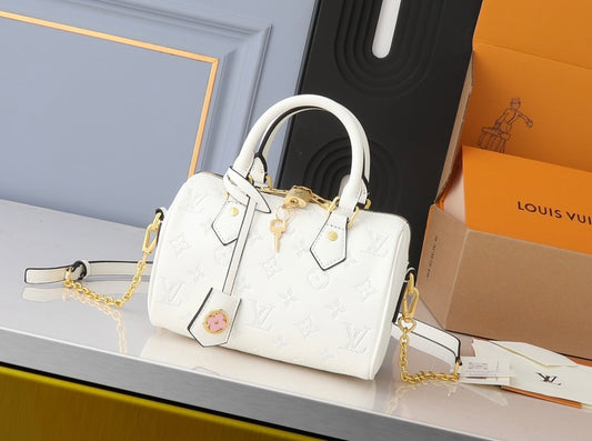 White Speedy Handbag