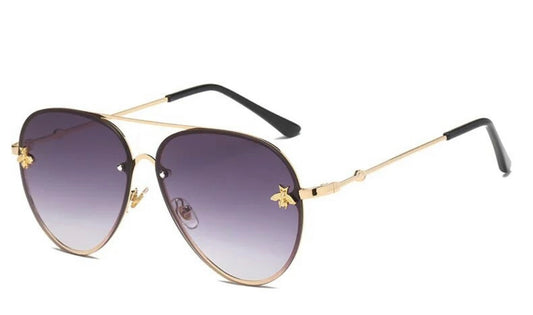 “Miss Bee” Aviator Sunglasses