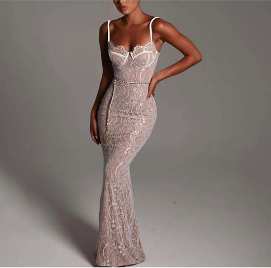 “Darcie” Lace Maxi Dress