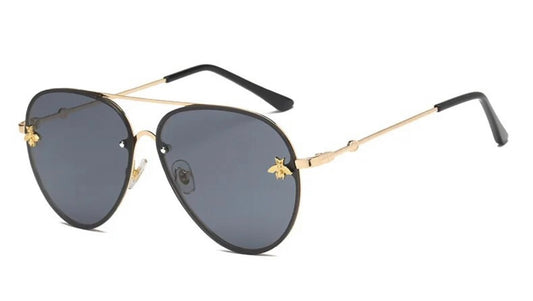 “Miss Bee” Aviator Sunglasses