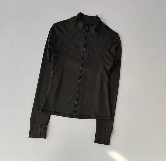 “Lulu” Sculpt Zip Up Gym Jacket